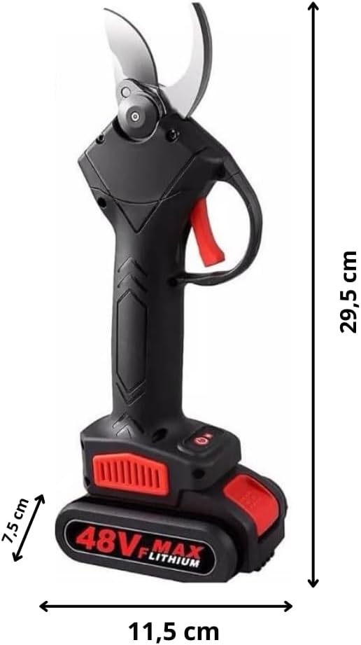 PodaPower Pro – Tijeras de podar eléctricas con doble batería y alto rendimiento