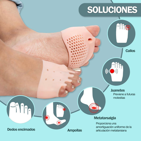 Almohadillas Terapéuticas Con Separador de Dedos l PharmaToe™